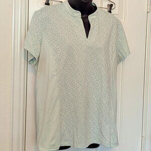 Dover Saddlery light green Equestrian top, Size XL
